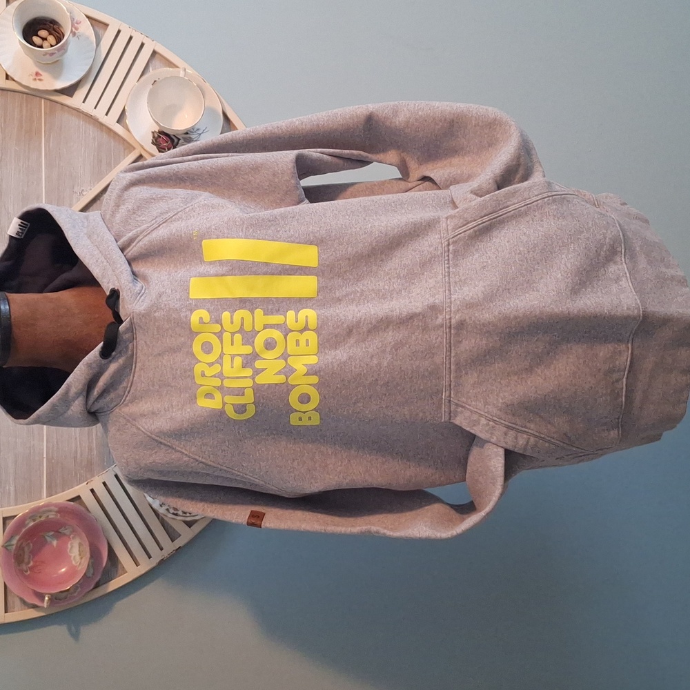 Planks ii Gray Hoodie
